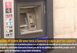 IU propone el cobro de una tasa a bancos y cajas por los cajeros automáticos