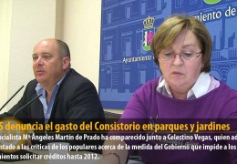 El GMS denuncia el gasto del Consistorio en parques y jardines