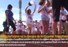 5.000 niños participan en la clausura de las Escuelas Deportivas