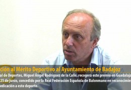Distinción al Mérito Deportivo al Ayuntamiento de Badajoz