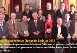 Entregados los premios Ciudad de Badajoz 2010
