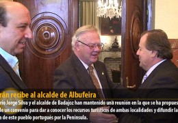 Celdrán recibe al alcalde de Albufeira
