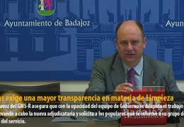 Vegas exige una mayor transparencia en materia de Limpieza