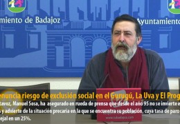 IU denuncia riesgo de exclusión social en el Gurugú, La Uva y El Progreso