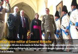 Homenaje cívico-militar al General Menacho