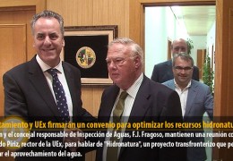 Ayuntamiento y UEx firmarán un convenio para optimizar los recursos hidronaturales