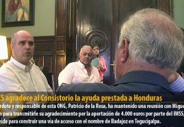 ACOES agradece al Consistorio la ayuda prestada a Honduras