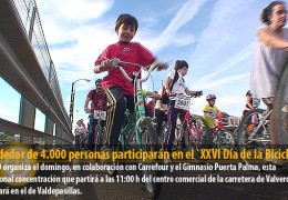 Alrededor de 4.000 personas participarán en el `XXVI Día de la Bicicleta´