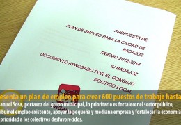 IU presenta un plan de empleo para crear 600 puestos de trabajo hasta 2012