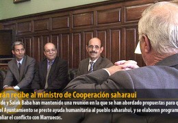 Celdrán recibe al ministro de Cooperación saharaui