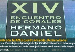Presentación del XIV Encuentro de Corales Hermano Daniel