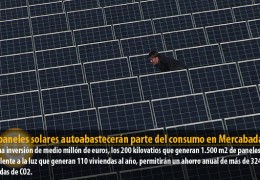 950 paneles solares autoabastecerán parte del consumo en Mercabadajoz
