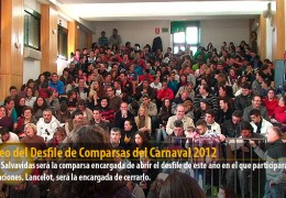 Sorteo del Desfile de Comparsas del Carnaval 2012