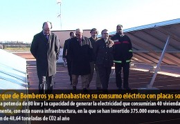 El Parque de Bomberos ya autoabastece su consumo eléctrico con placas solares