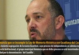 IU denuncia que se incumple la Ley de Memoria Histórica con Guadiana del Caudillo