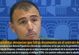 Los socialistas denuncian que faltan documentos en el contrato de FCC