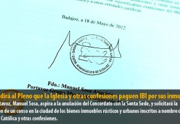 IU pedirá al Pleno que la Iglesia y otras confesiones paguen IBI por sus inmuebles