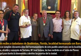 Celdrán recibe a ciudadanos de Bradenton, Florida, localidad hermanada con Barcarrota