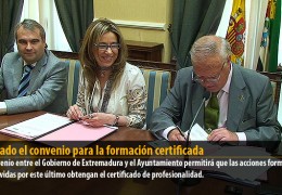 Firmado el convenio para la formación certificada