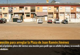 Una moción para arreglar la Plaza de Juan Ramón Jiménez