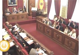 Pleno ordinario de octubre de 2012 del Ayuntamiento de Badajoz