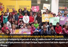 El alcalde asiste a la celebración del aniversario de la Constitución Española