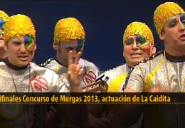 Actuación  de La Caidita (Semifinales 2013)