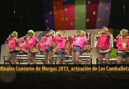 Actuación  de Los Camballotas (Semifinales 2013)