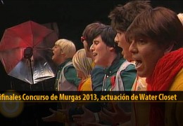 Actuación  de Los Water Closet (Semifinales 2013)