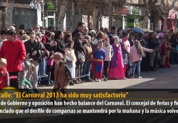 De la calle: “El Carnaval 2013 ha sido muy satisfactorio”