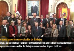 Fragoso toma posesión como alcalde de Badajoz