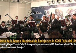Concierto de la Banda Municipal de Badajoz en la XXXII Feria del Libro