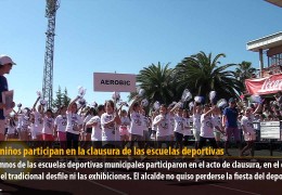 3.000 niños participan en la clausura de las escuelas deportivas