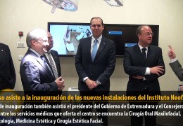 Fragoso asiste a la inauguración de las nuevas instalaciones del Instituto Neofacial