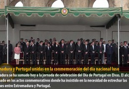 Extremadura y Portugal unidas en la conmemoración del día nacional luso
