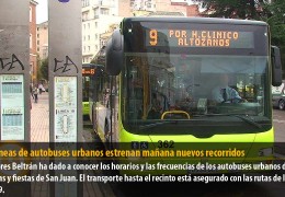 Dos líneas de autobuses urbanos estrenan mañana nuevos recorridos
