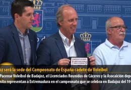 Badajoz será la sede del Campeonato de España cadete de Voleibol