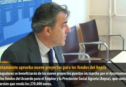 El Ayuntamiento aprueba nueve proyectos para los fondos del Aepsa