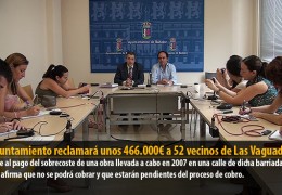 El Ayuntamiento reclamará unos 466.000€ a 52 vecinos de Las Vaguadas
