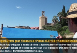 José Miguel Álvarez gana el concurso de Pintura al Aire Libre Ciudad de Badajoz