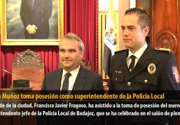 Rubén Muñoz toma posesión como superintendente de la Policía Local