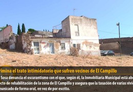 IU recrimina el trato intimidatorio que sufren vecinos de El Campillo