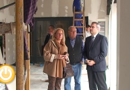 El alcalde visitas las obras del Centro de Mayores San Fernando