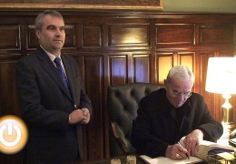 El alcalde recibe al Nuncio Apostólico en España
