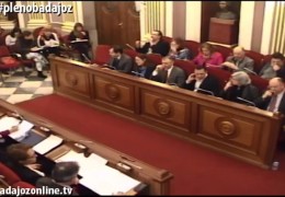 Pleno ordinario de febrero de 2014 del Ayuntamiento de Badajoz