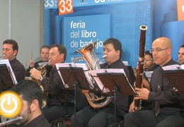 Concierto de la Banda Municipal de Música de Badajoz en la XXXIII Feria del Libro