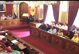 Pleno extraordinario de junio de 2015 del Ayuntamiento de Badajoz