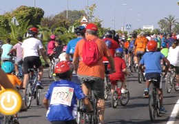 Multitudinaria participación en el Día de la Bicicleta