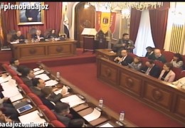 Pleno ordinario de febrero de 2016 del Ayuntamiento de Badajoz