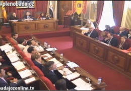 Pleno extraordinario de octubre 2015 del Ayuntamiento de Badajoz